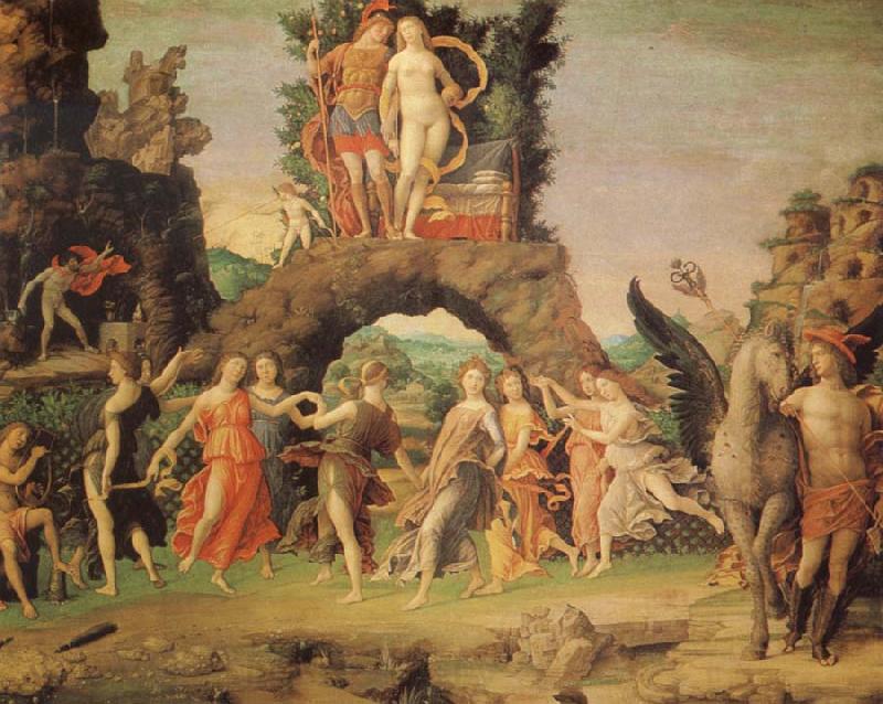 Andrea Mantegna Parnassus Norge oil painting art